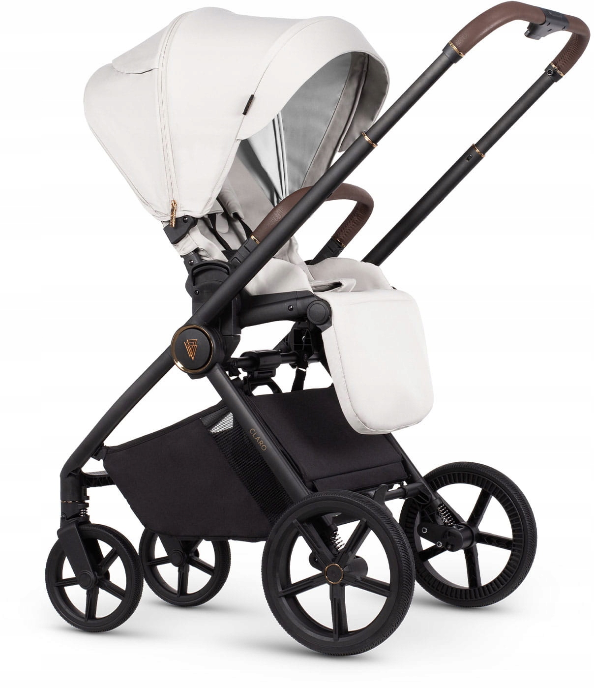 Venicci Claro lekki wózek 10,7kg 2w1 +t+p+okrycie+m+f+m+a Vanilla kremowy Rodzaj kół Żelowe