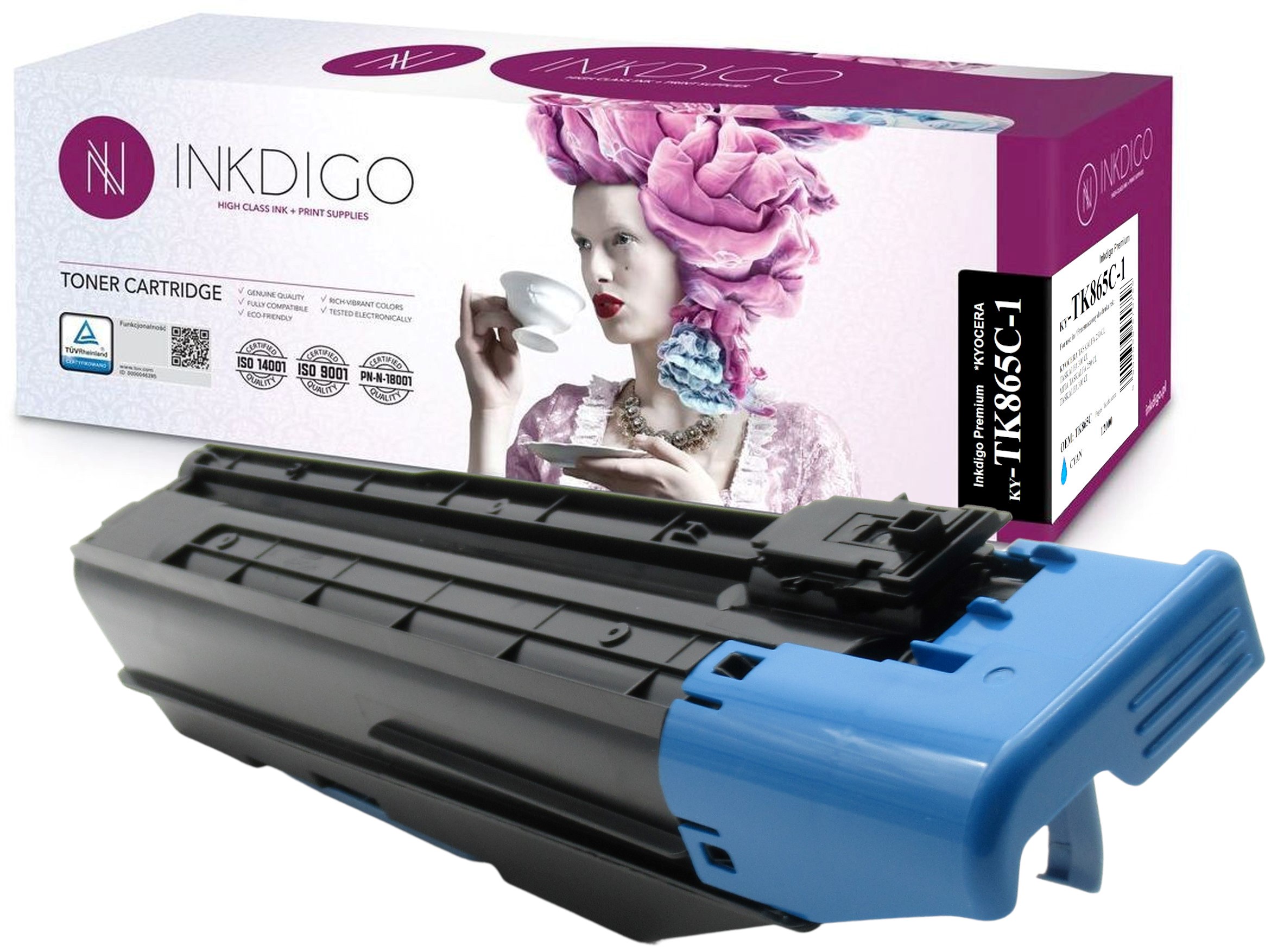 Toner Pro Kyocera TK-865C 250ci 300ci Premium XL