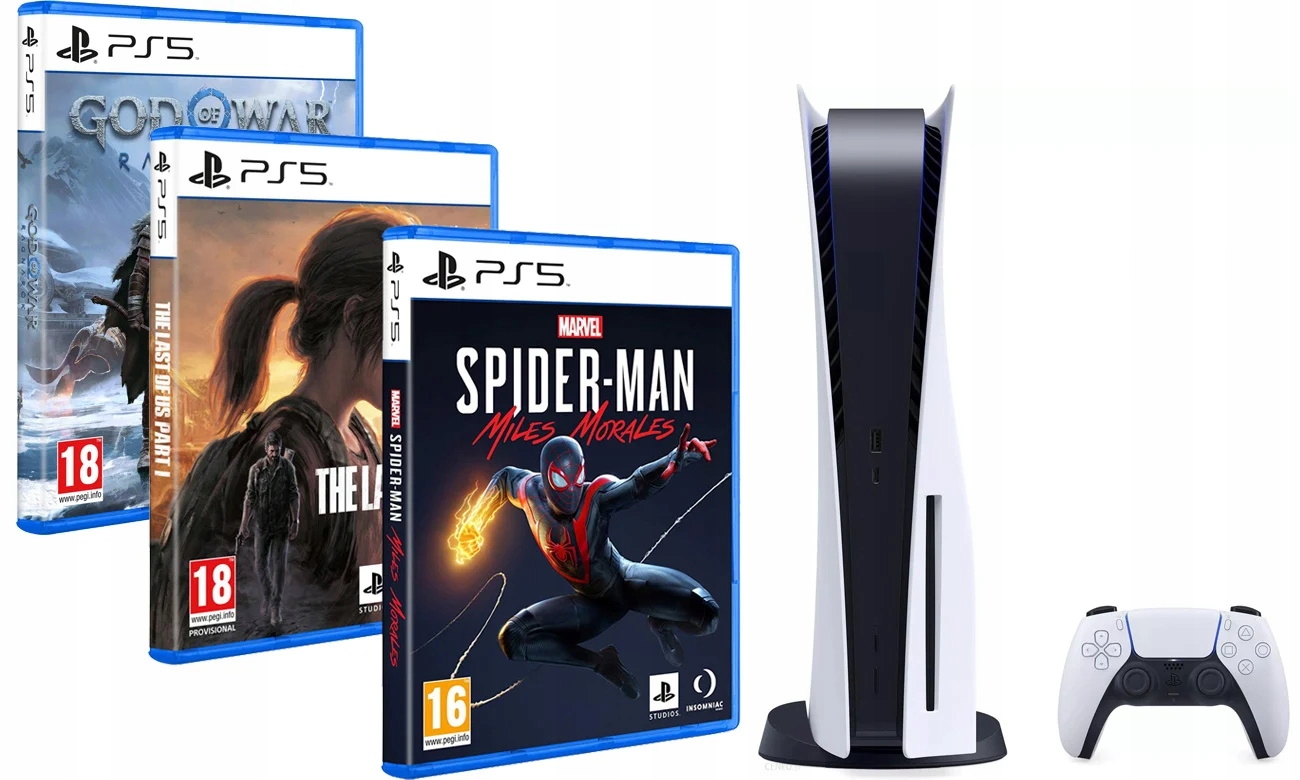 

Konsola Playstation 5 Gow Ragnarok Last Of Us