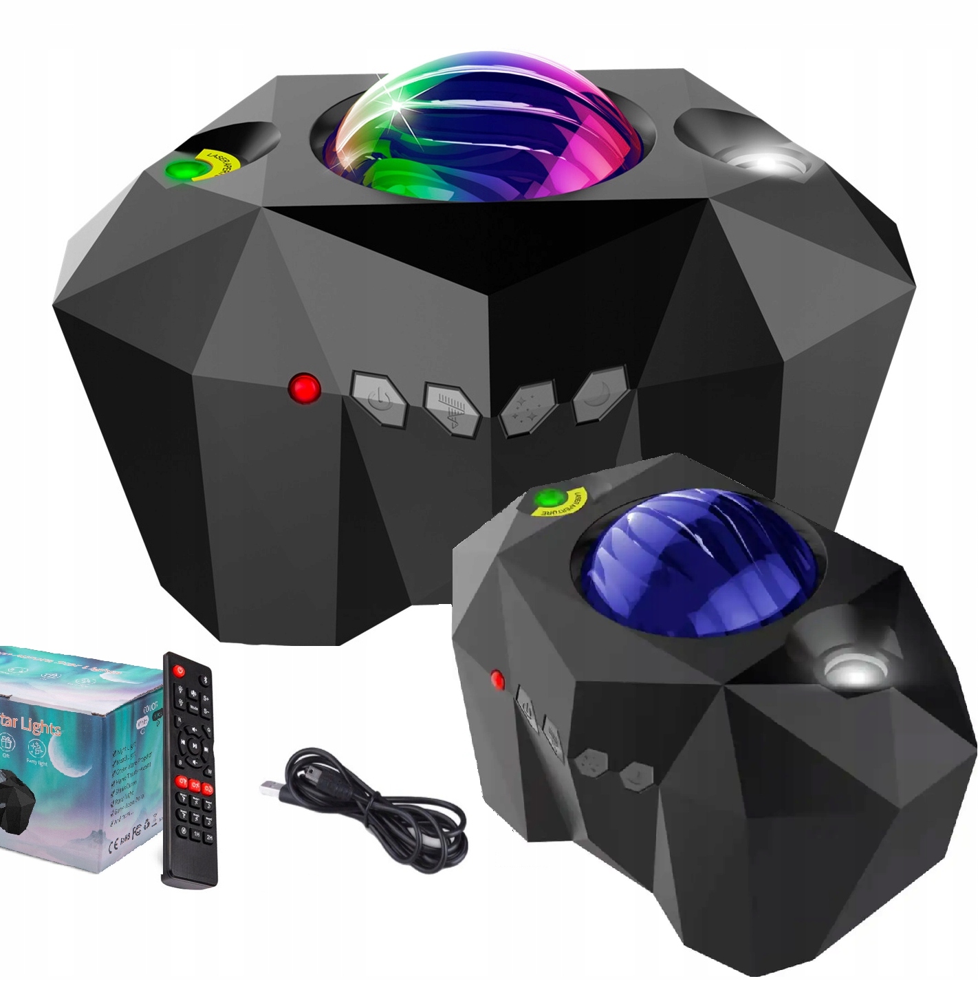 

Projektor Gwiazd Księżyca Zorzy Pilot Zestaw