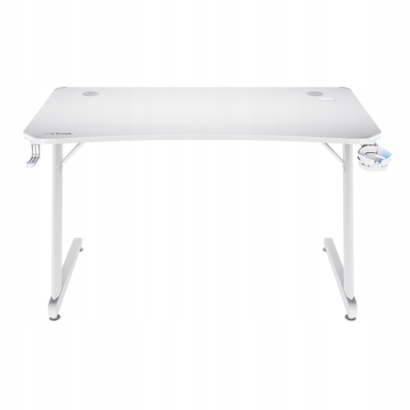 Trust GXT709W Luminus Rgb Deskgxt Rgb Desk Wht 25328