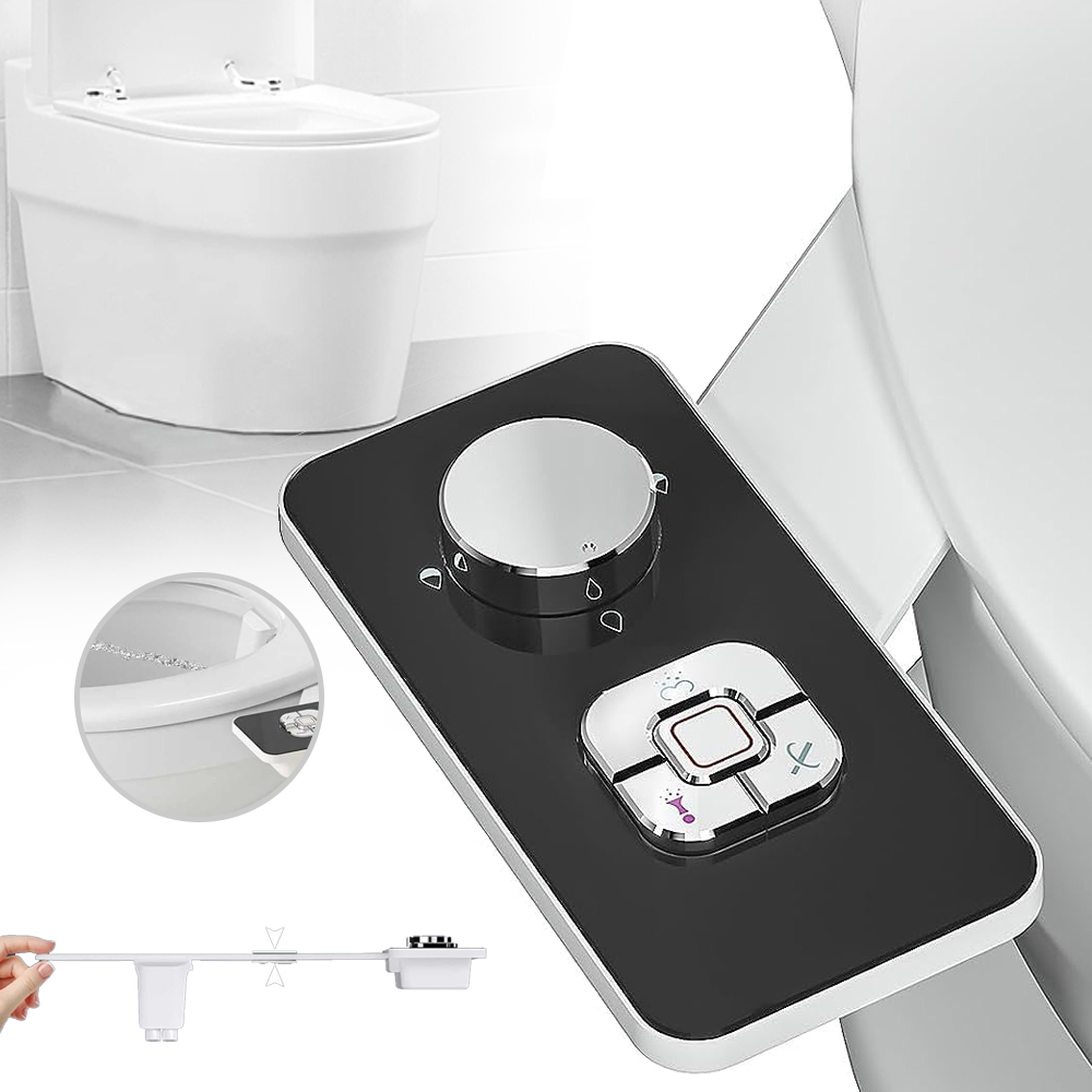 Bidet Na Toaletu S Dvojitou Výsuvnou Tryskou, Přenosný Bidet Na Toaletu