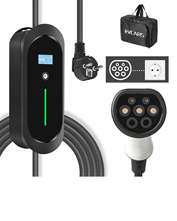 Kábel Evcars Typ 2 dĺžka 3 m 11 kW