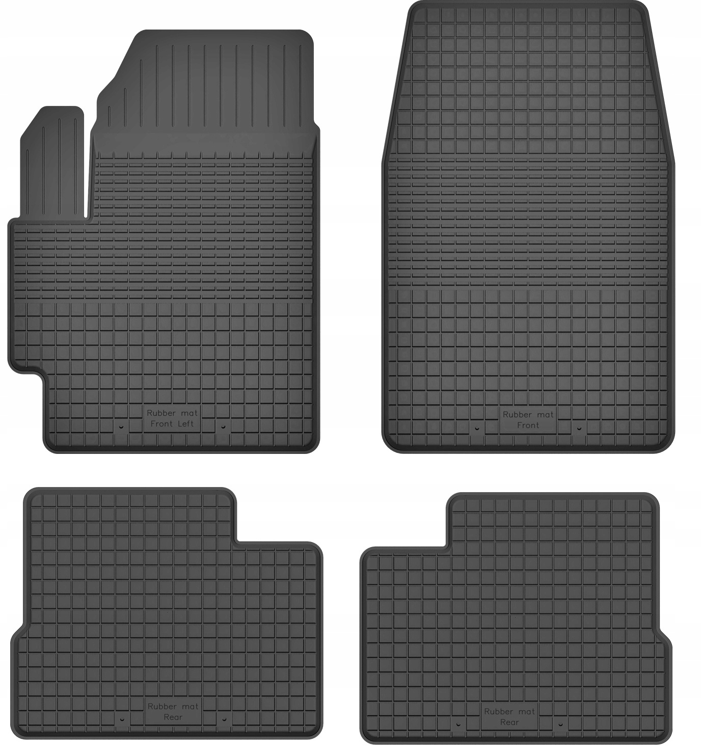 

Dywaniki gumowe wycieraczki do Mazda 3 I Bk 03-09