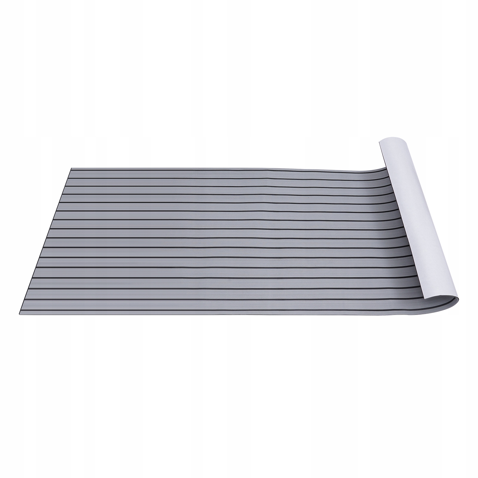 Deep Gray Stripes Mata antypoślizgowa, mata podłogowa Marine z pianki Eva, 240*90CM