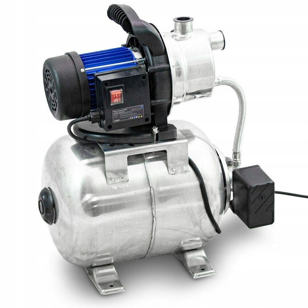 Záhradná pumpa Bituxx 19L/1200 W zavlažovacia, 19 L nádrž, s manometrom