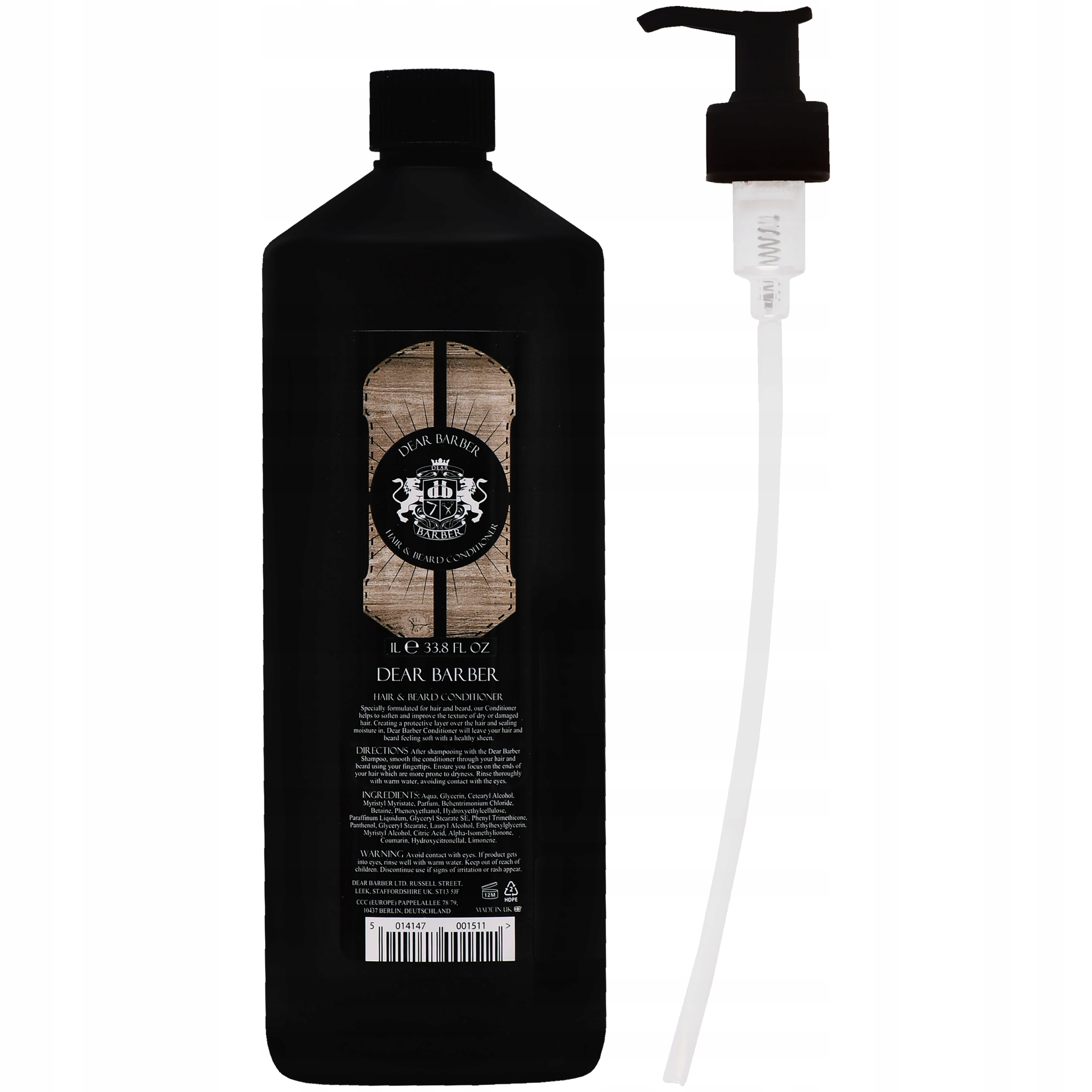 Dear Barber Conditioner kondicionér na vlasy a vousy pro muže 1000 ml