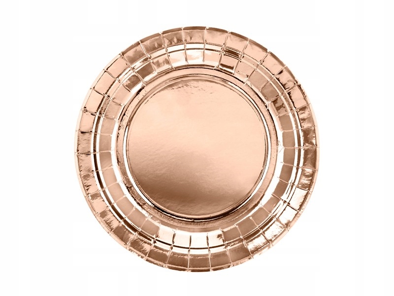 

Talerzyki na Wieczór Panieński rose gold Bride