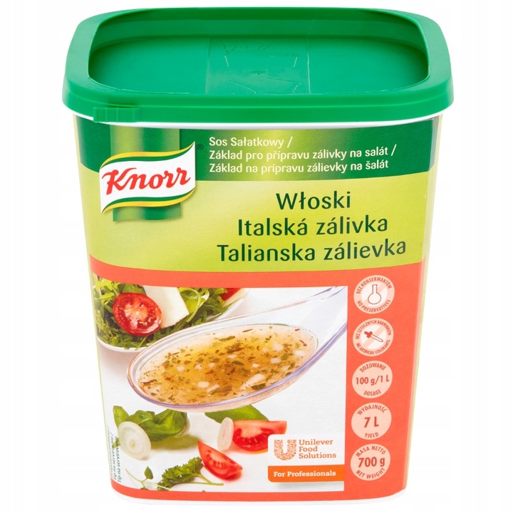 Levně 1x 700 g Knorr Omáčka salátová italský kyblík