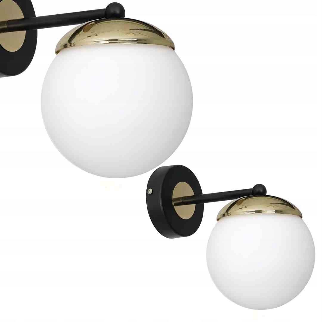 Nástenné svietidlo Sparta Black Gold 1xE14 Milagro nástenná lampa 1xE14 40W