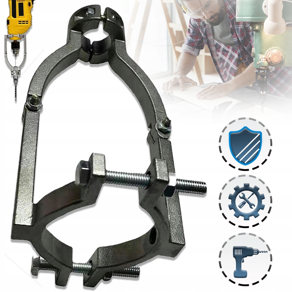 DŁUTARKA, PRZYSTAWKA DO DŁUTOWANIA DO WIERTARKI I ZE ŚRUBAMI