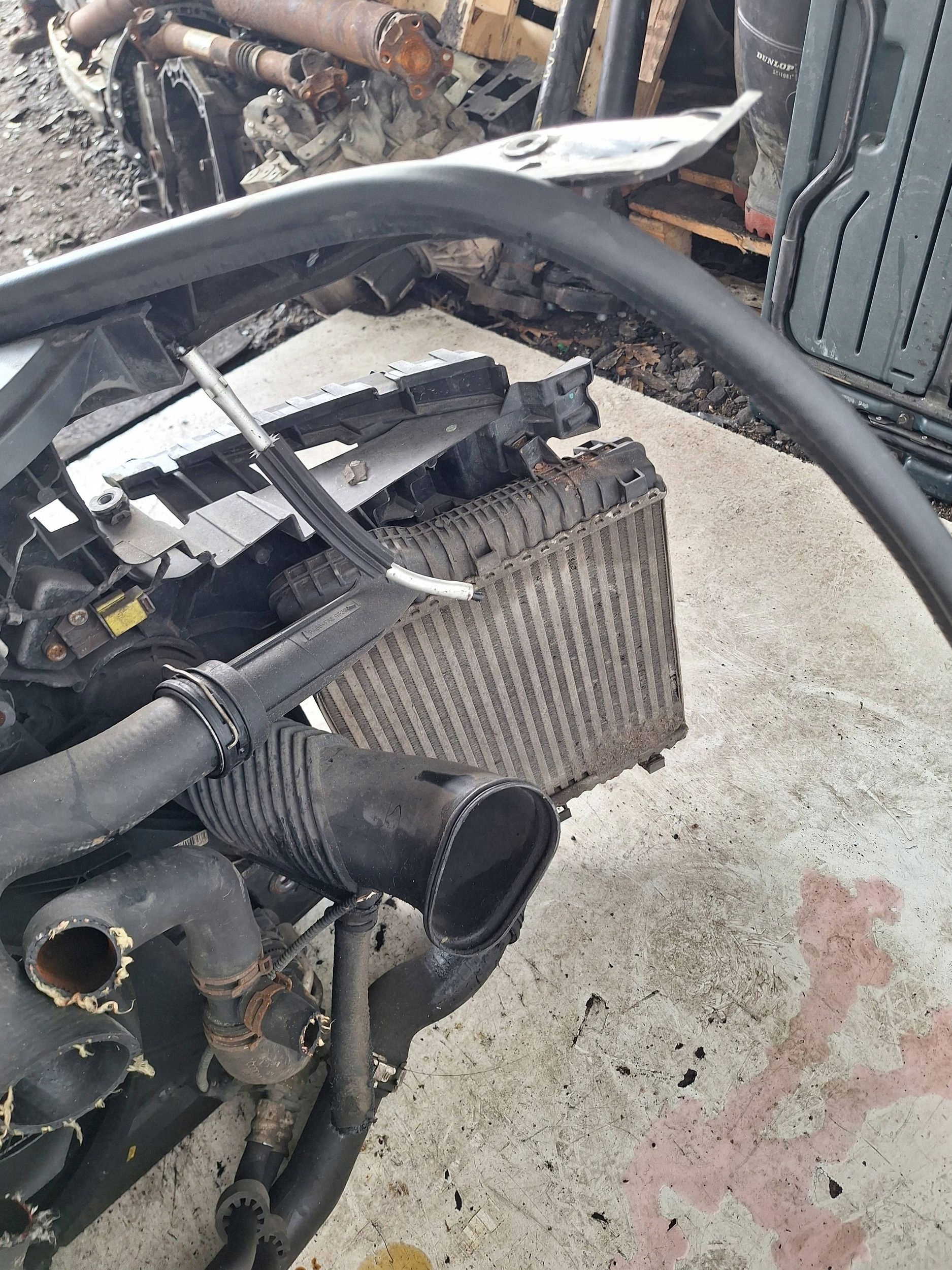 AUDI Q7 4L LIFT 10-15 support panel for radiators 3.0 TDI V6 AUTOMAT