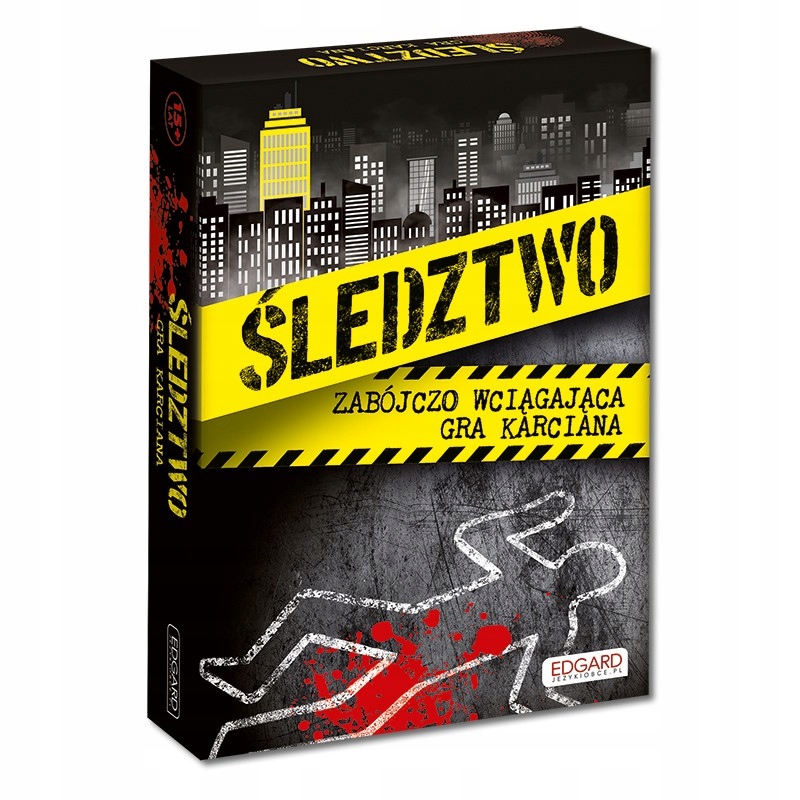 GRA KRYMINALNA ŚLEDZTWO TOWARZYSKA GRA KARCIANA EDGARD GAMES