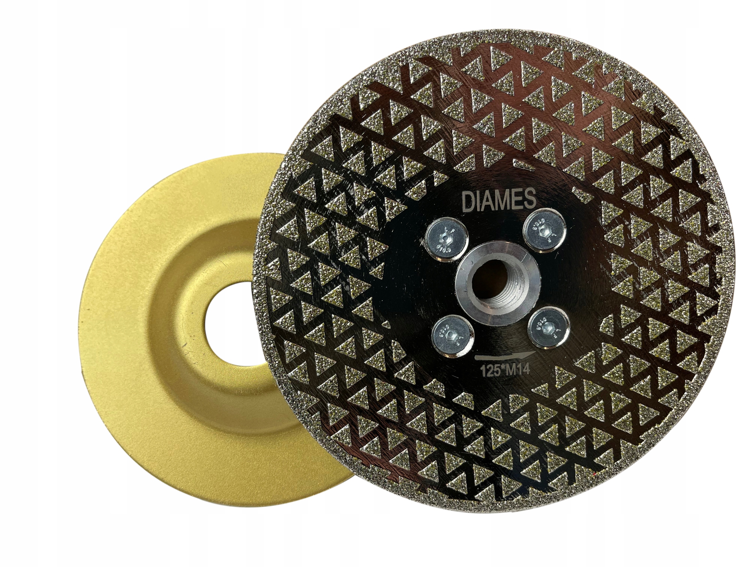 ZDZIER TARCZA DIAM 125 M14 SZLIFOWANIE GRES 45 ST Marka Diames