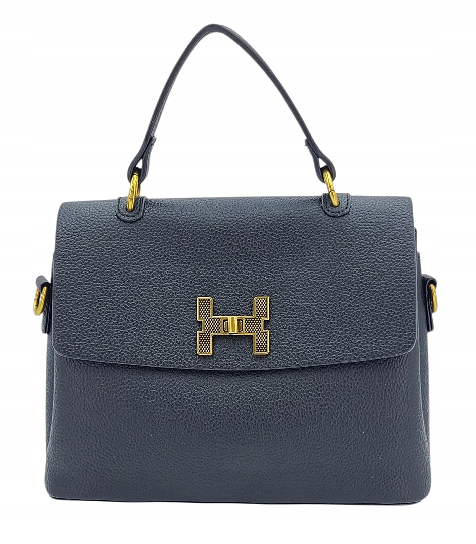 Černá kufřík dámská kabelka s nastavitelným popruhem Gallantry