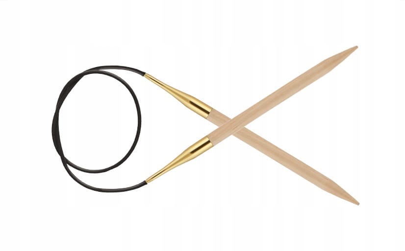 Druty z żyłką KnitPro Basix Beech 3,5 mm/80 cm