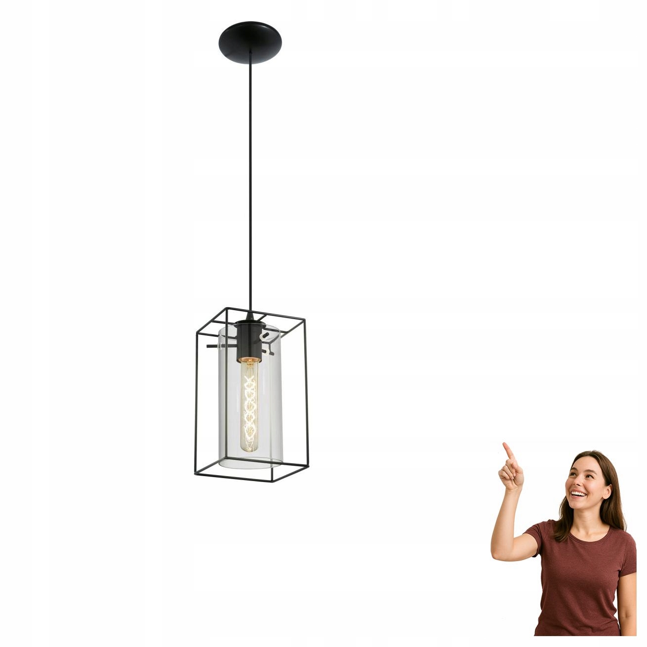 Závesná lampa Loncino 49495 Eglo