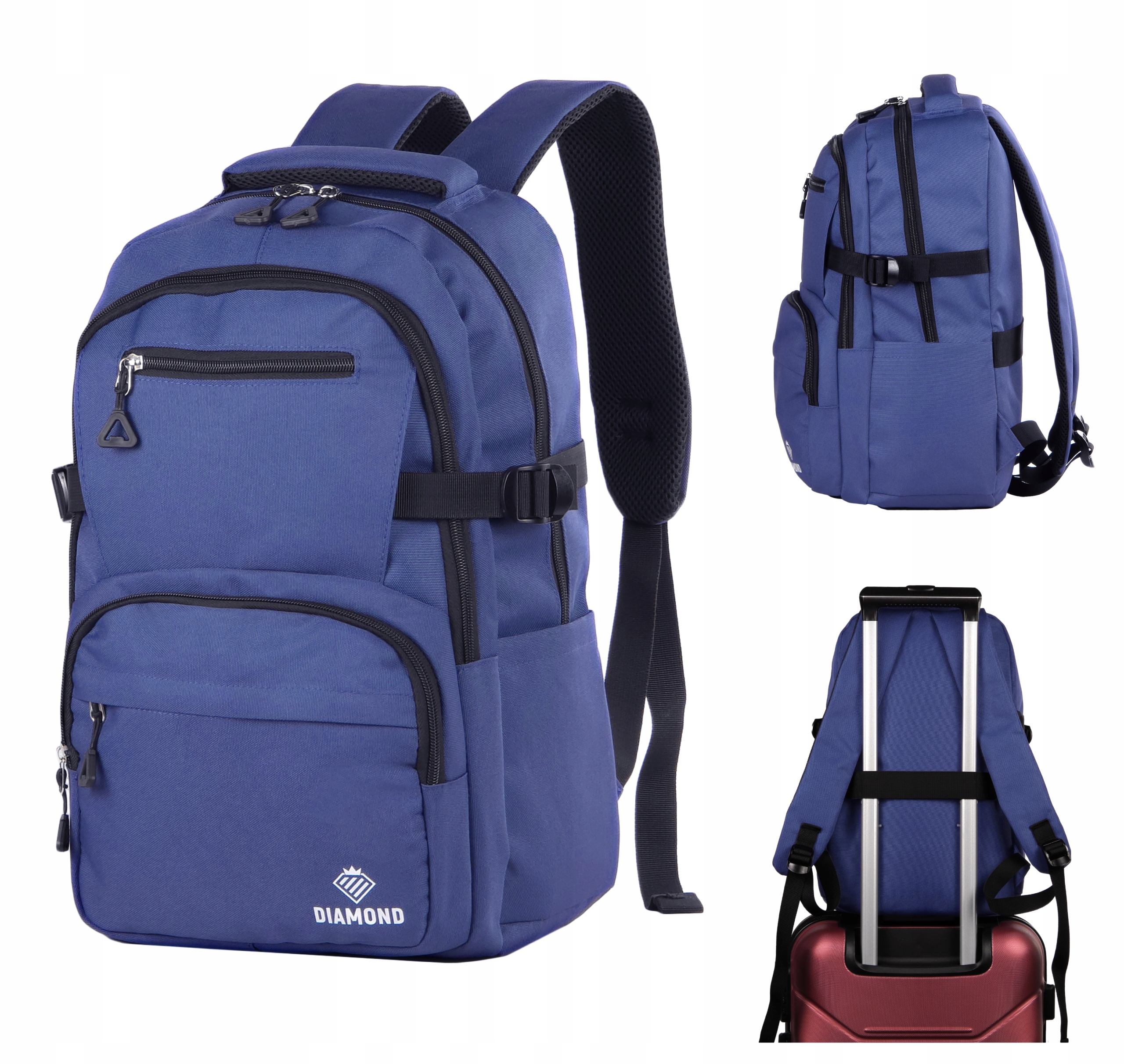 Plecak do samolotu Podróżny Miejski bagaż podręczny Kabinowy lekki Diamond