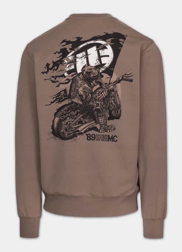 Pánská Mikina Pitbull MC crewneck bez kapuce s potiskem loga L