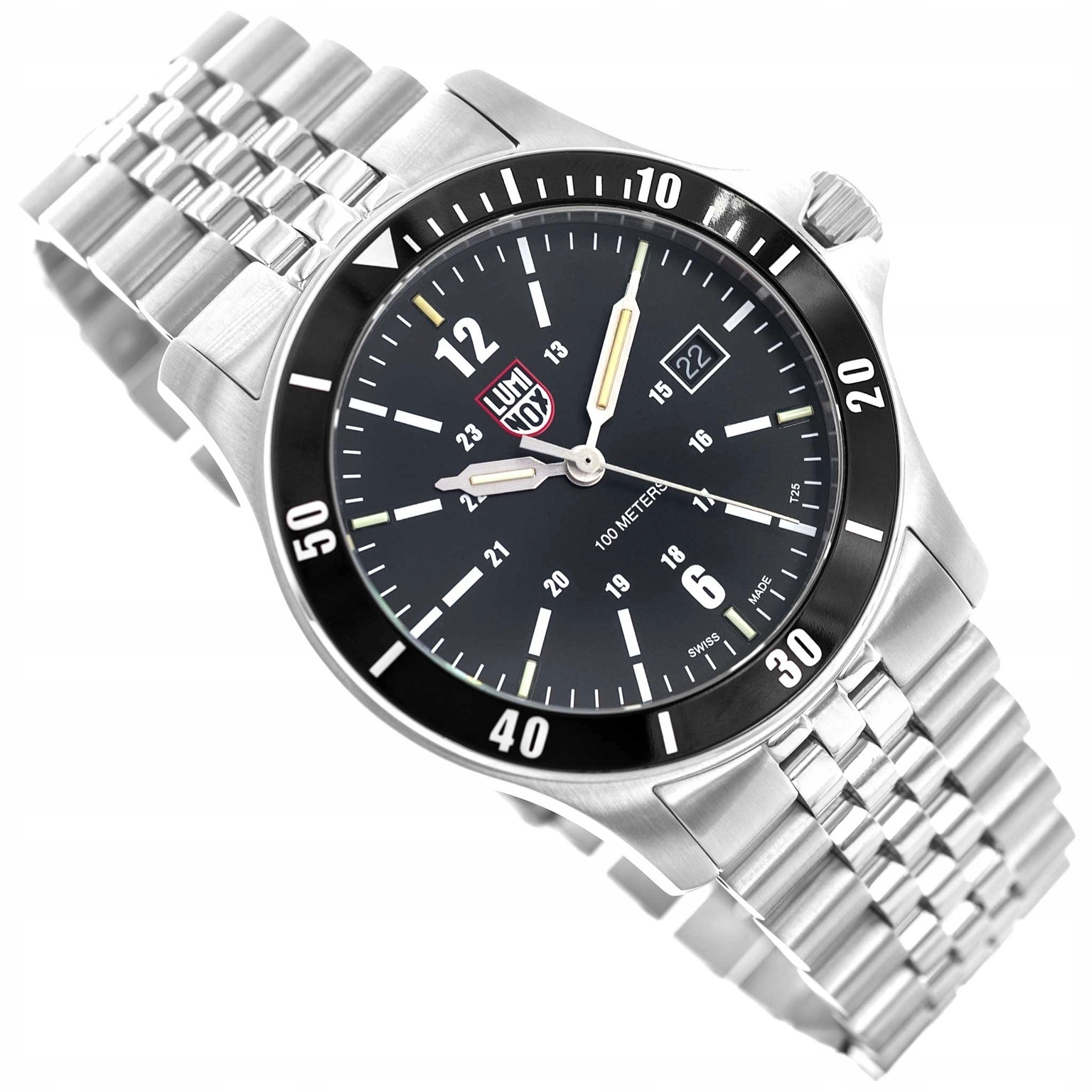 Męski Zegarek Luminox XS.0911 Sport Timer 0910 Series Srebrny Data 100M