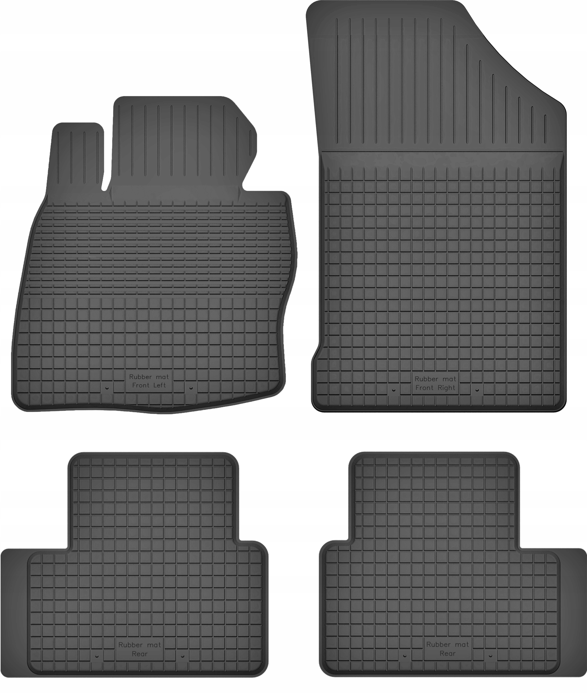 Hyundai Tucson IV od 2020 komplet gumowych dywaników