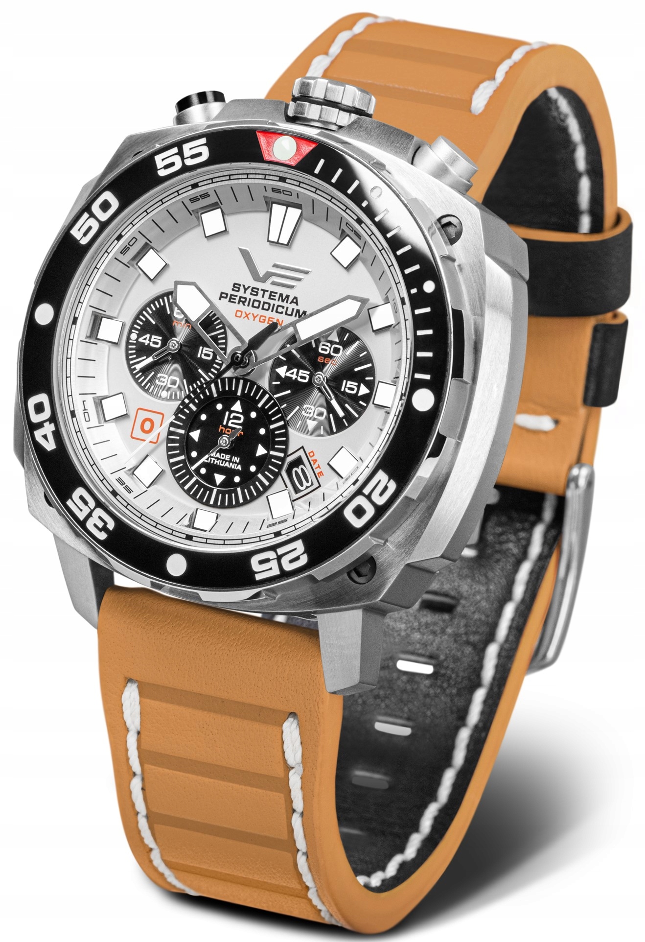 Nové originální hodinky Vostok Europe VK67-650A722 Systema Periodicum Oxyge