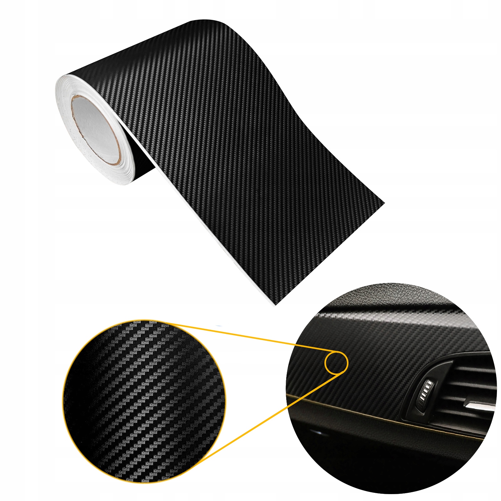 Fólie pro polepování kokpitu Carbon 3D