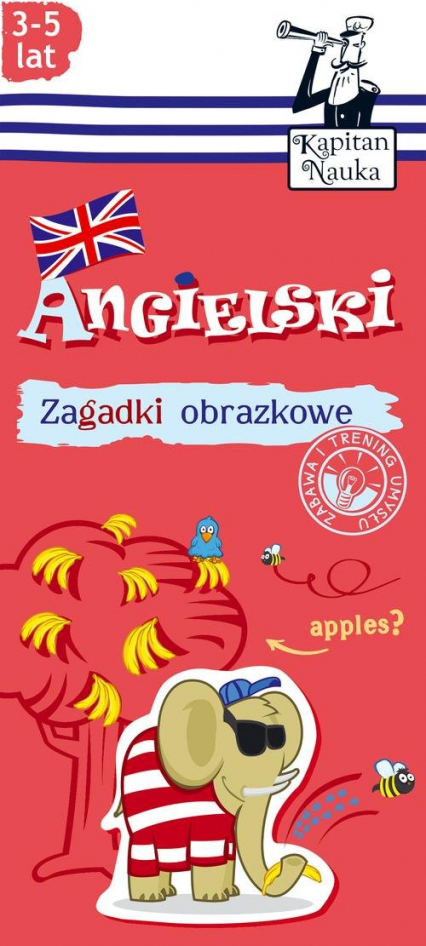 Kapitan Nauka. Zagadki obrazkowe. Angielski 3-5 lat