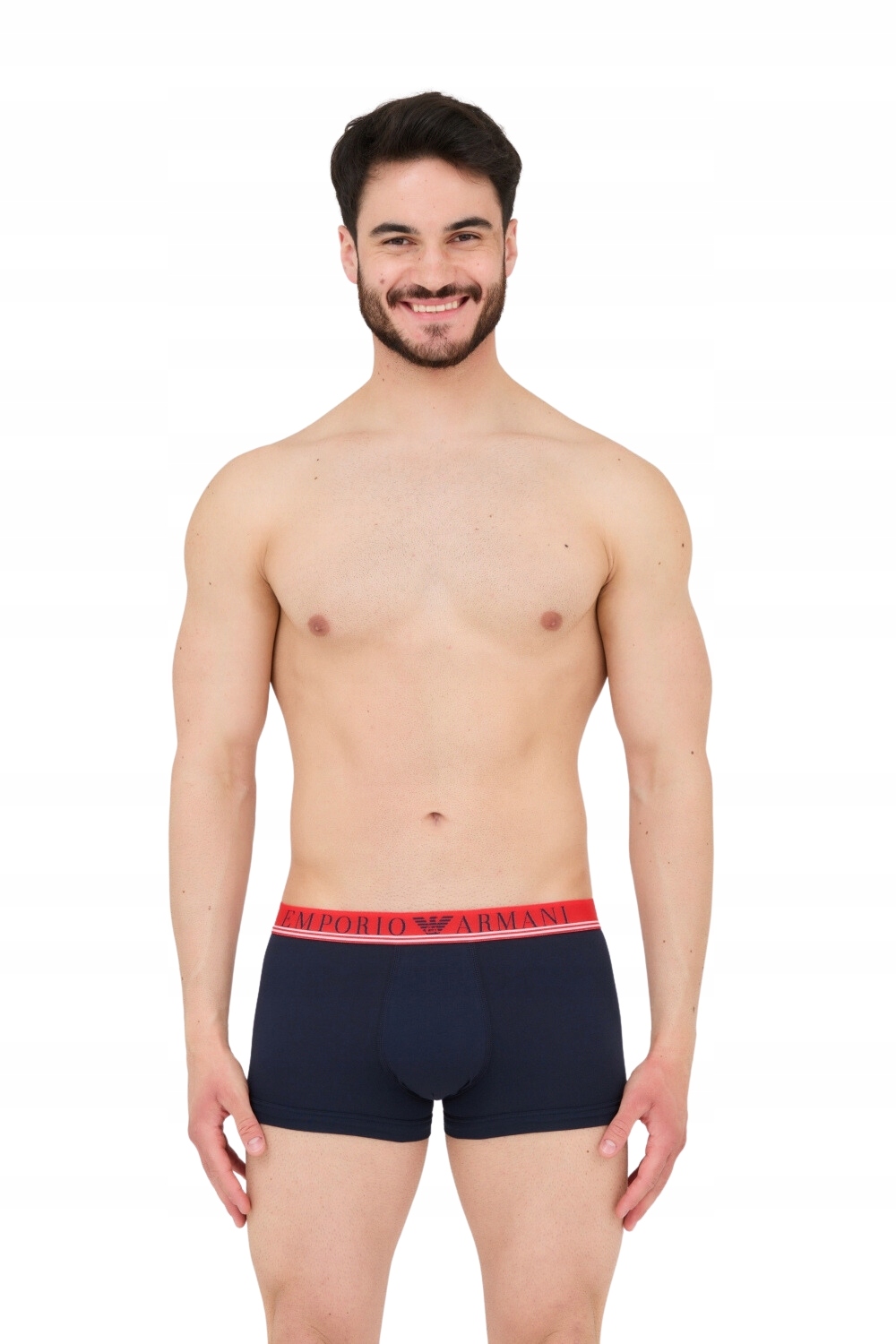 Emporio Armani Tmavě modré boxerky 3-pack XXL