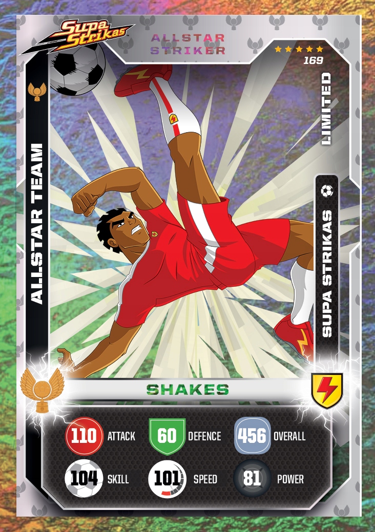 Karta Supa Strikas league champions limited nr 169 Shakes
