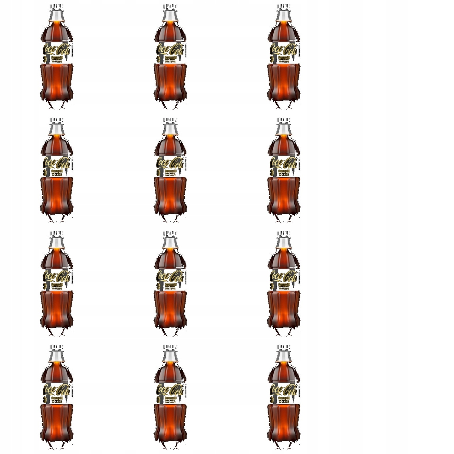 12x 850ml Coca Cola Zero cukru i kofeiny napój Zgrzewka