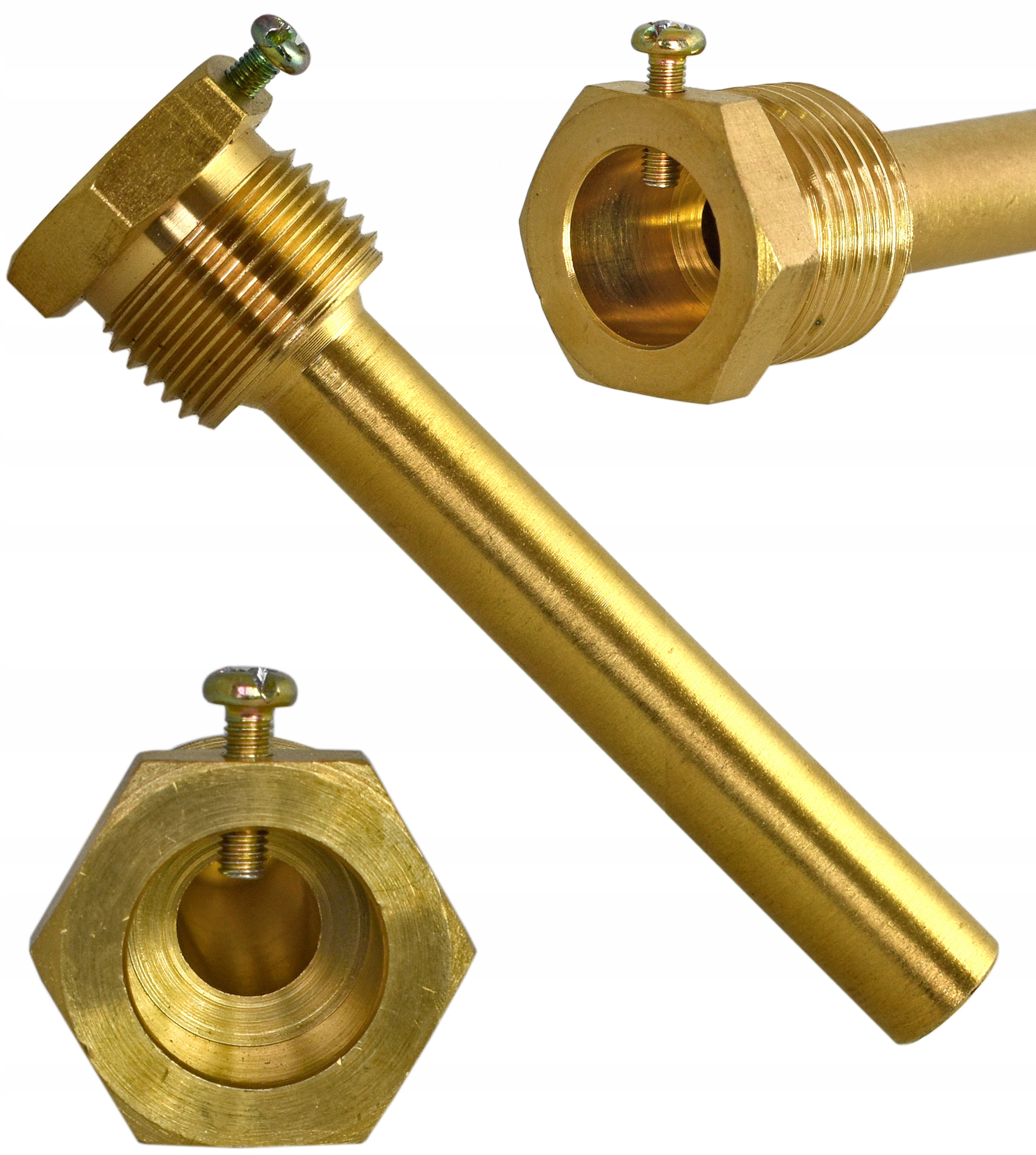 

Osłona czujnika mosiężna Kapilara 1/2" 80mm