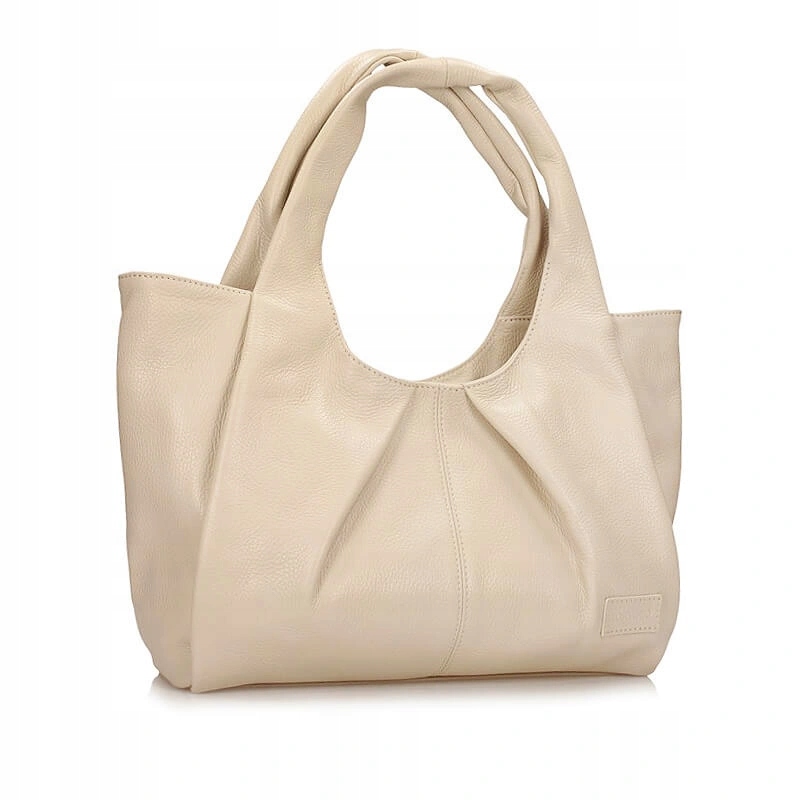 Dámská kabelka Toscanio G193 D37 krémová kožená jednokomorová