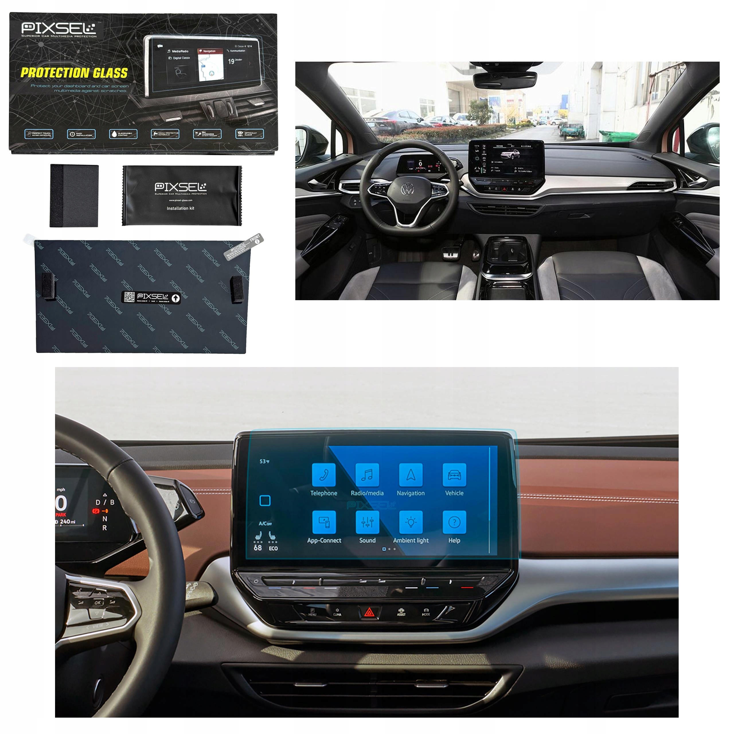 Antyodciskowe Matowe Szkło Ochronne Volkswagen ID.4-13.3“ 2020-na monitor