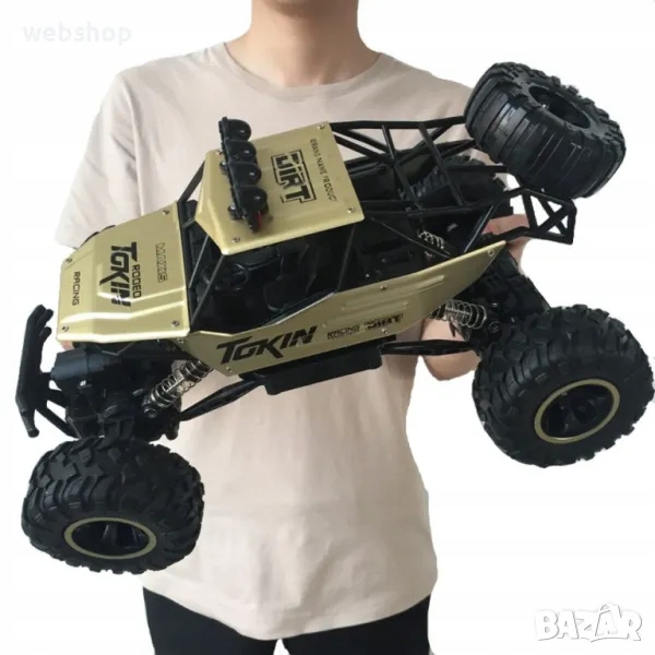 Auto Na Dálkové Ovládání Terénní 4x4 Metal Auto Rc Dálkové ovládání Akumulátor Velká