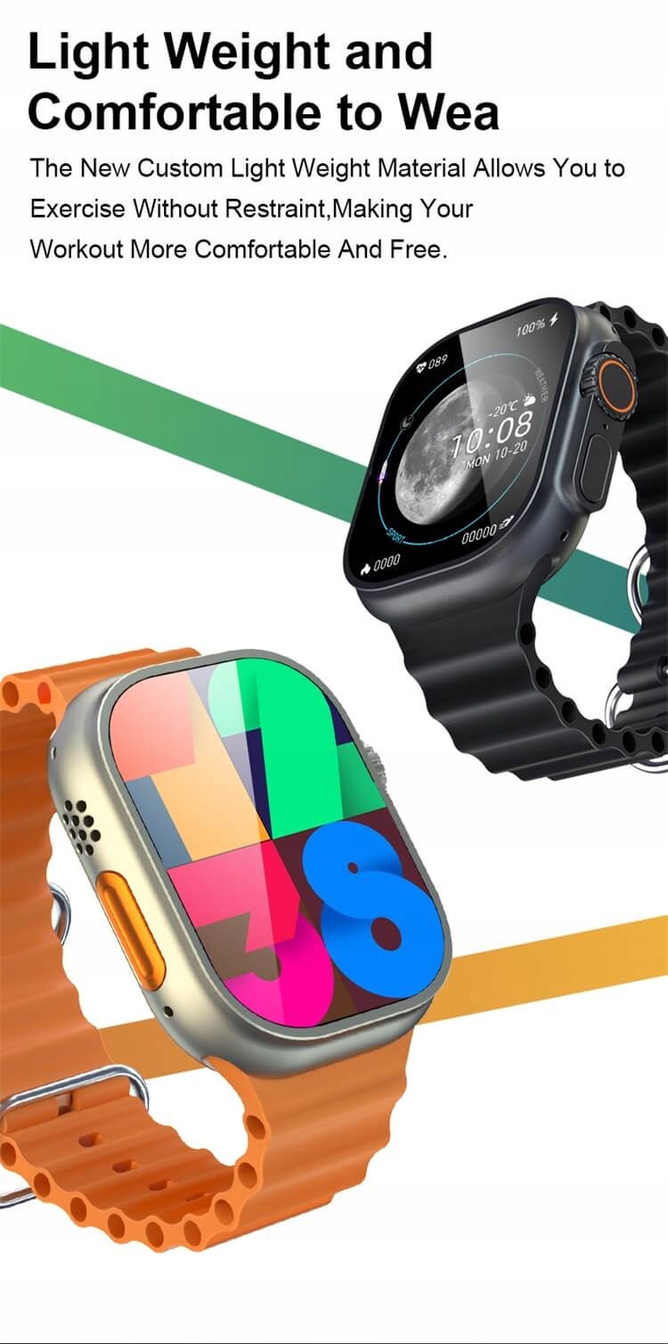 New Ultra 9 Max Smart Watch Rodzaj cyfrowe
