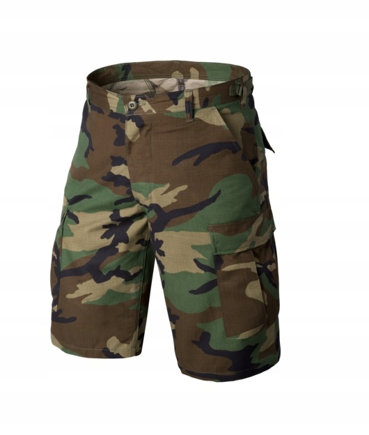 Helikon-Tex Kraťasy Bdu PolyCotton Ripstop Woodland L
