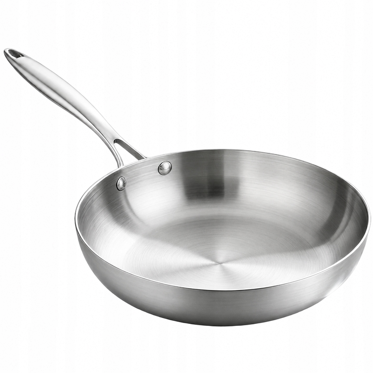 Stainless Steel 304 pánev bez povrchové úpravy, indukční, 28 cm