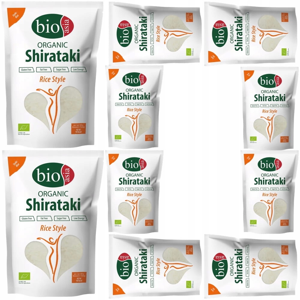 10 x Těstoviny bezlepkové dietní Bio Shirataki Konjac bez kalorií 270 g