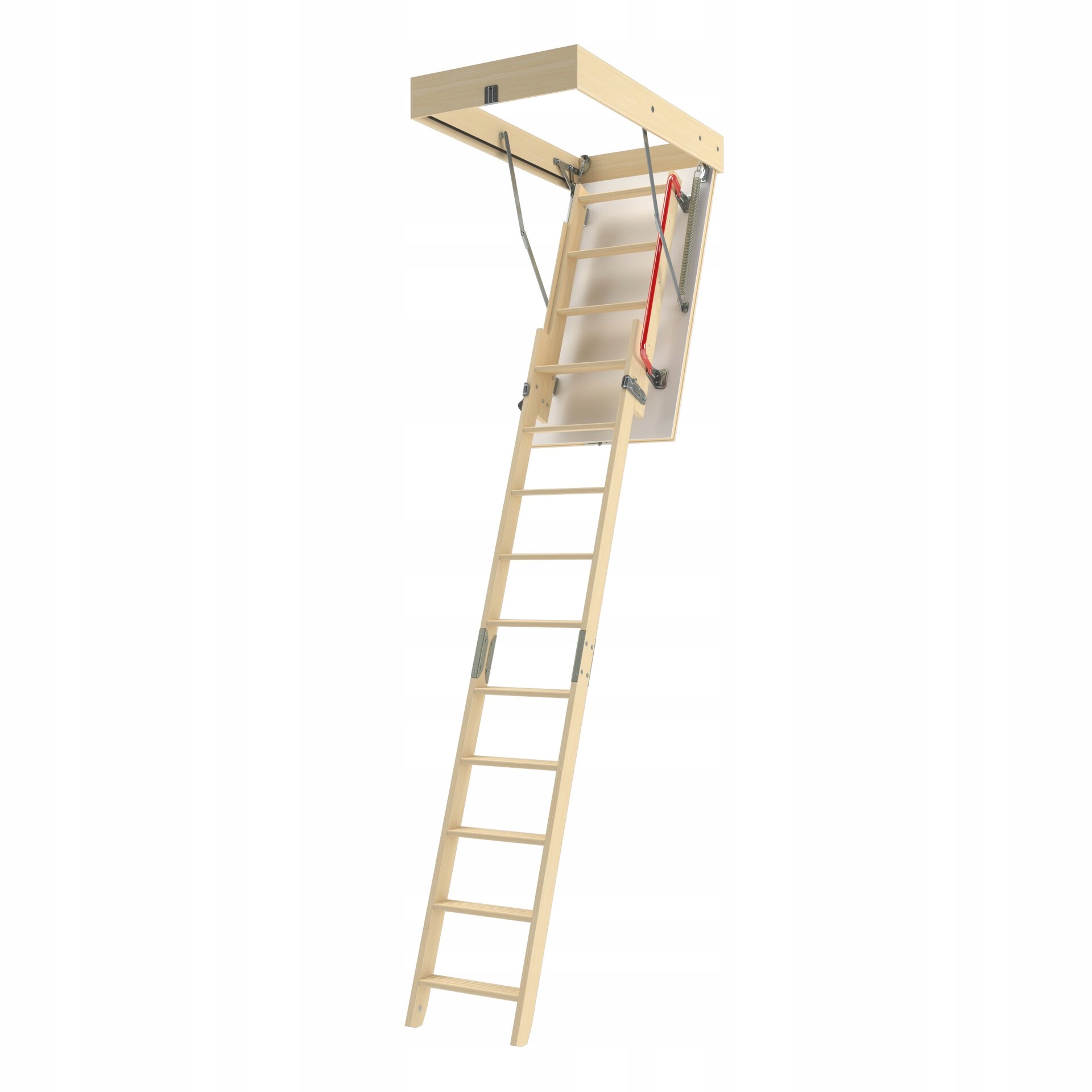 Drewniane schody strychowe dwusegmentowe Fakro Ldk 60x120