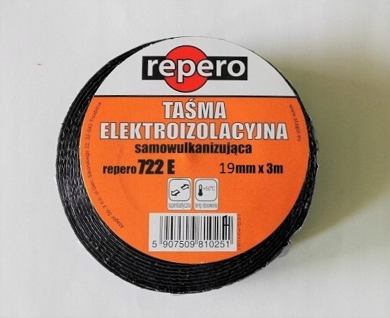 Taśma samowulkanizująca Atagor 19mm 3mb, 722E-19/3