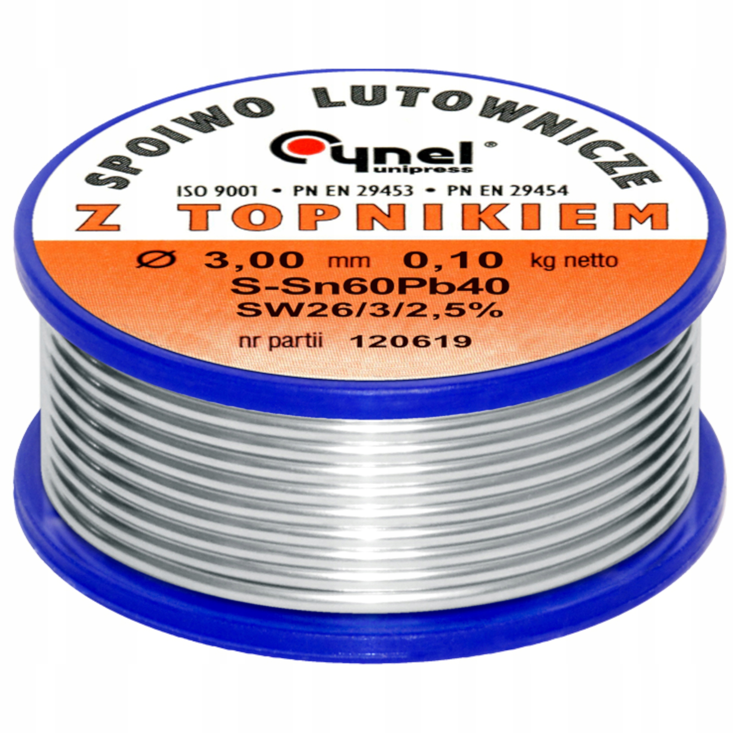 CYNA DO LUTOWANIA Z TOPNIKIEM SPOIWO 100G 3MM