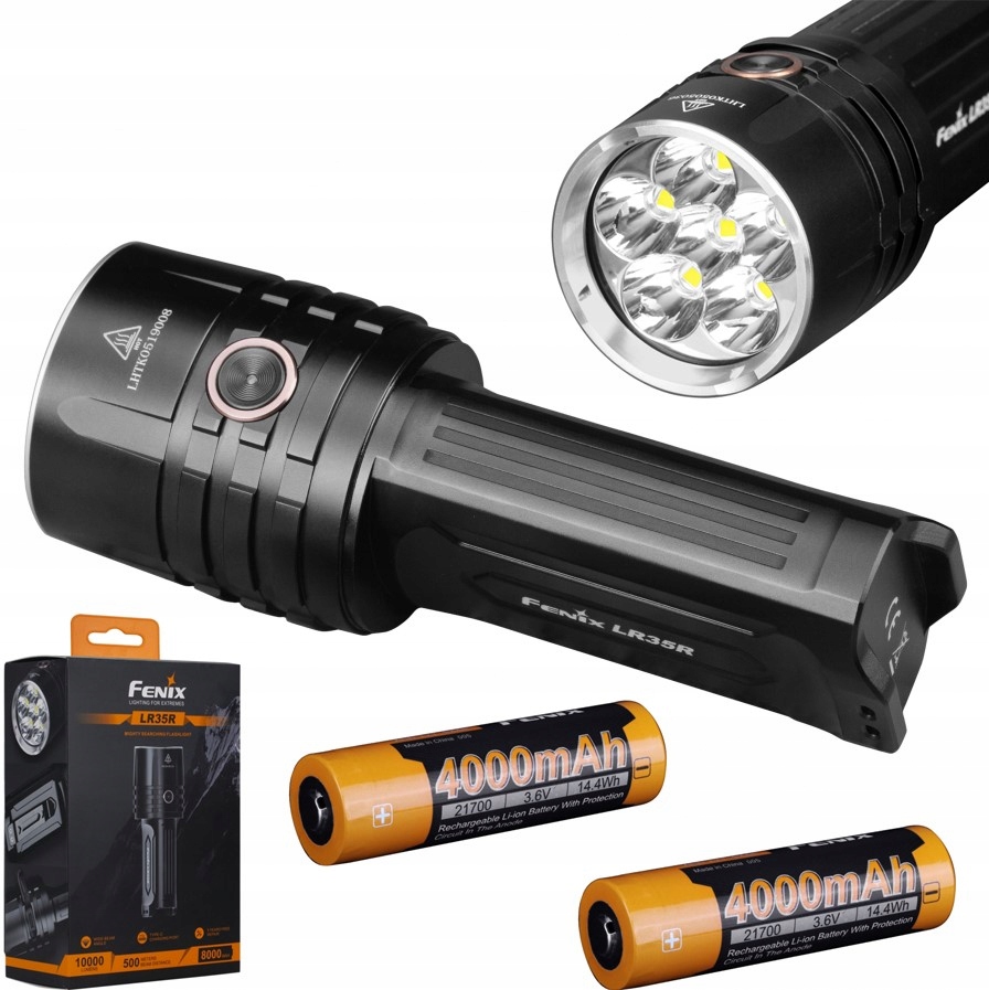 FENIX Світлодіодний ліхтарик LR35R 10000LM 500M USB-C