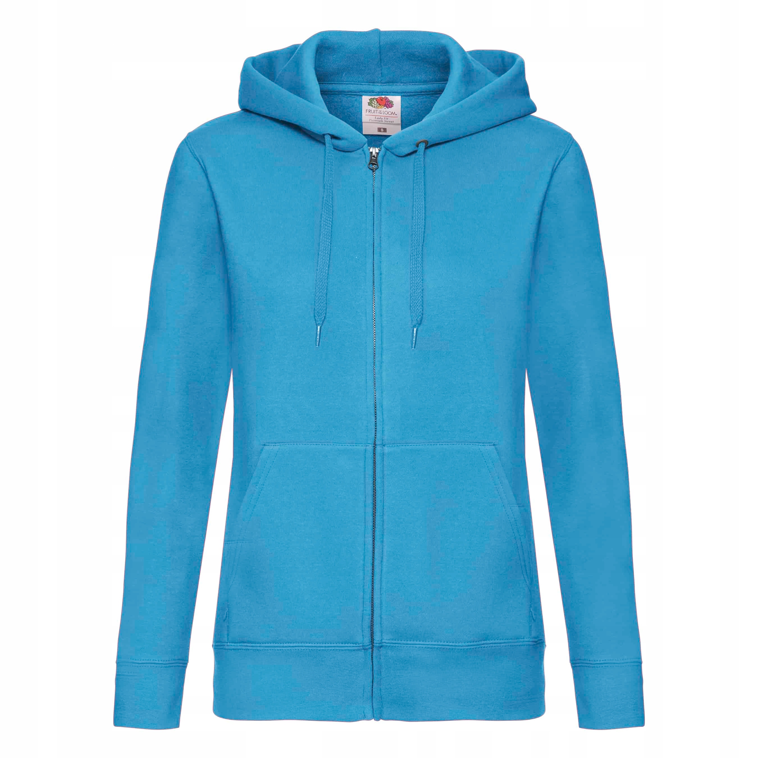 

Bluza rozpinana z kapturem Fruit Loom Azurowy M