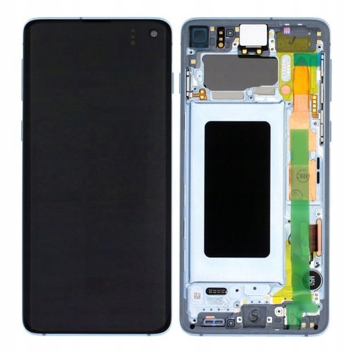 Samsung originálny LCD a dotyková vrstva pre S10 modrá