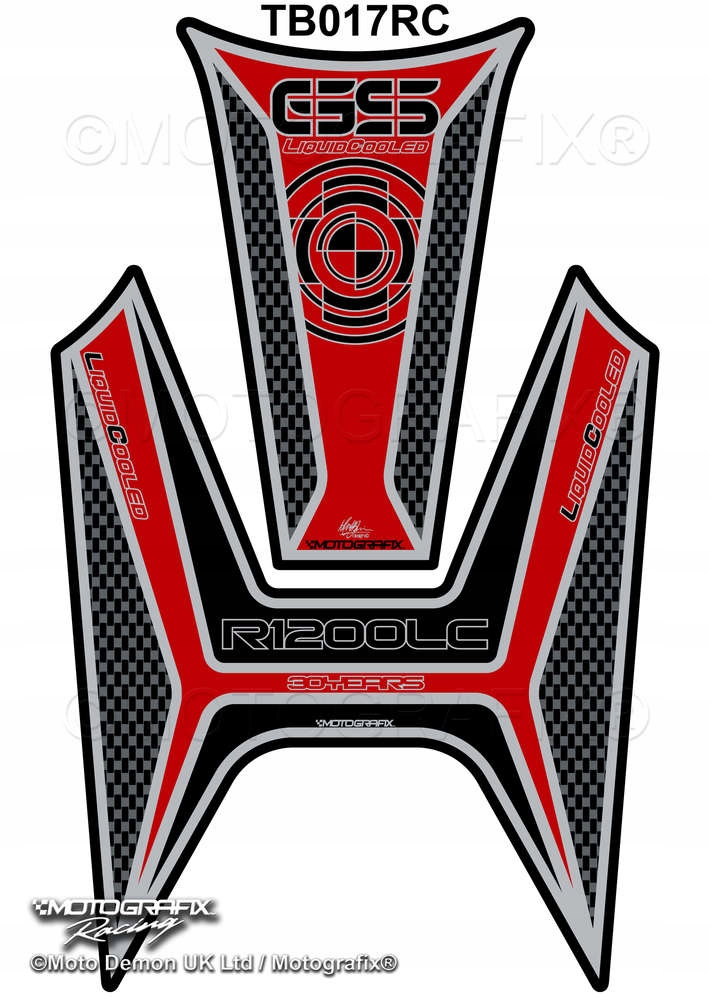 TANKPAD MOTOGRAFIX BMW R1200 GS LC 13-16