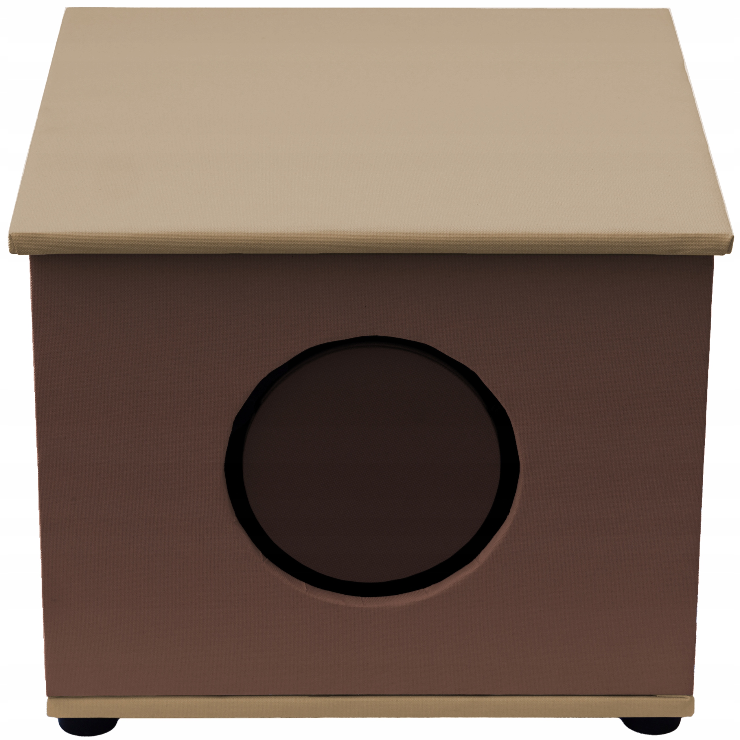 Levně Budka pro kočku, zateplený voděodolný domeček pro kočky, měkký pelíšek