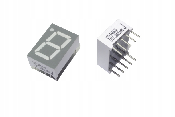 Светодиодный дисплей 7seg красный 10DIP LTS-546AJD