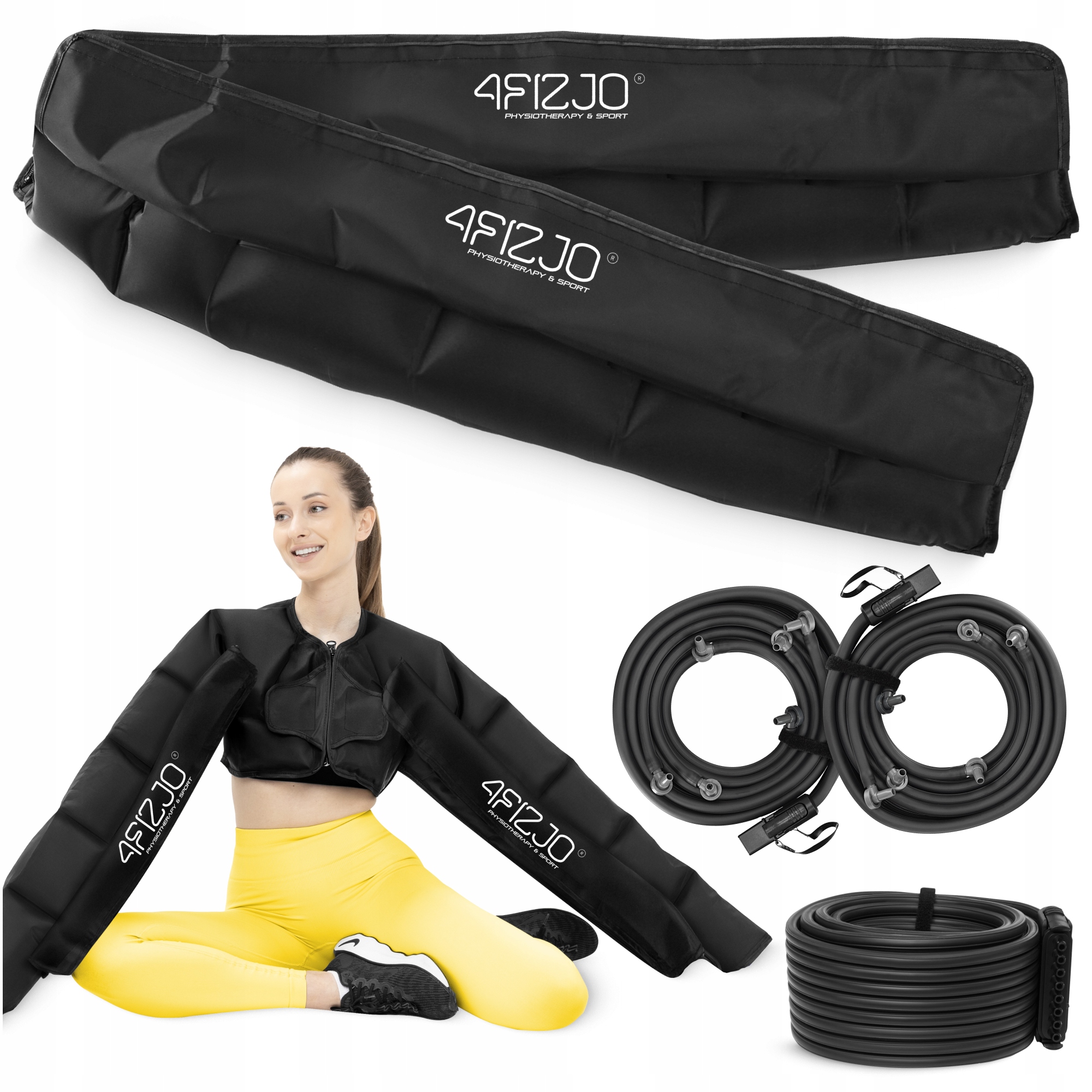 Rękawy Do Drenażu Limfatycznego Podwójne Presoterapii Mankiety Na Ręce C6