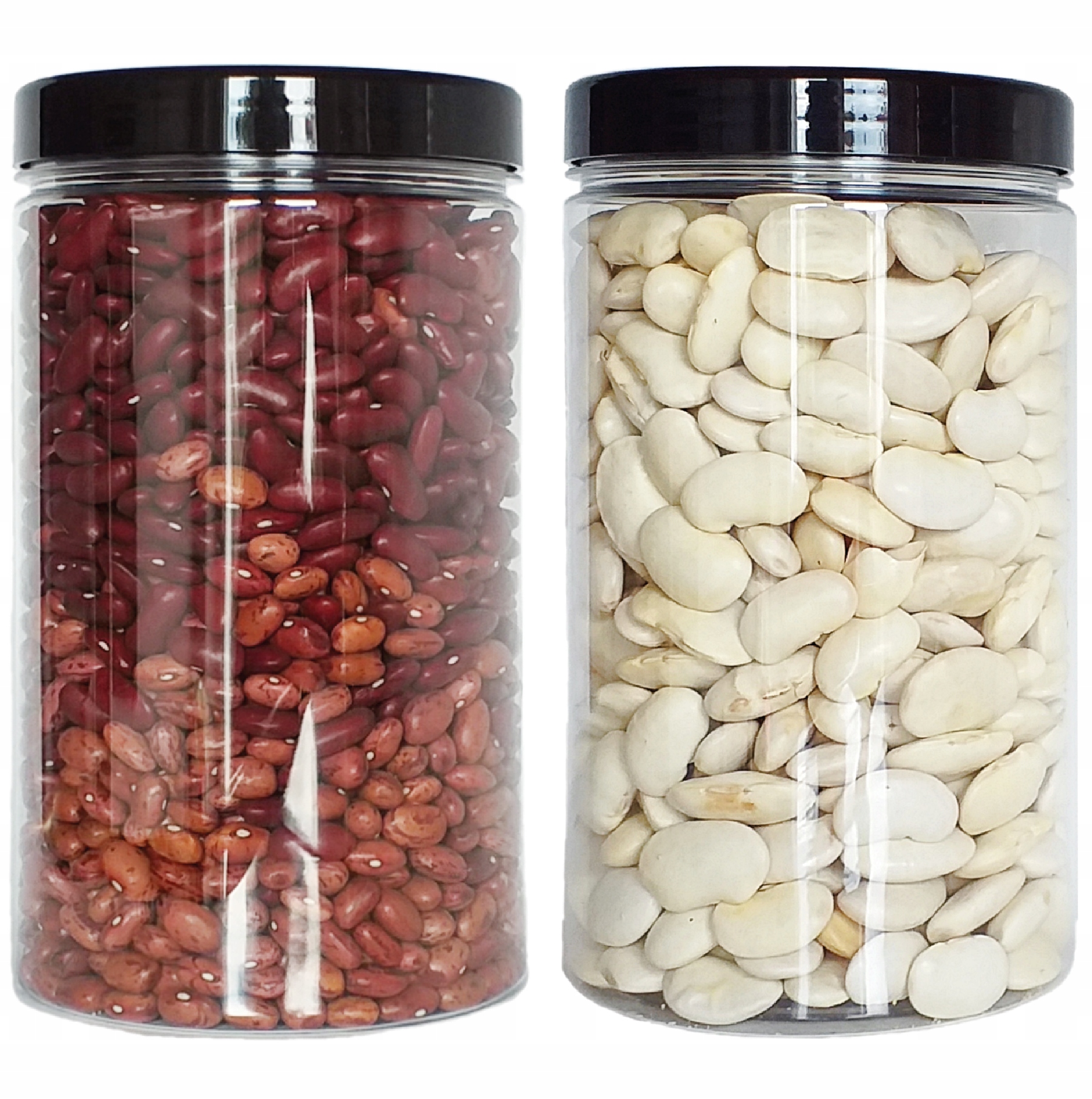 6 szt słoik pojemnik na żywność zestaw 1,25 L Materiał wykonania tworzywo sztuczne